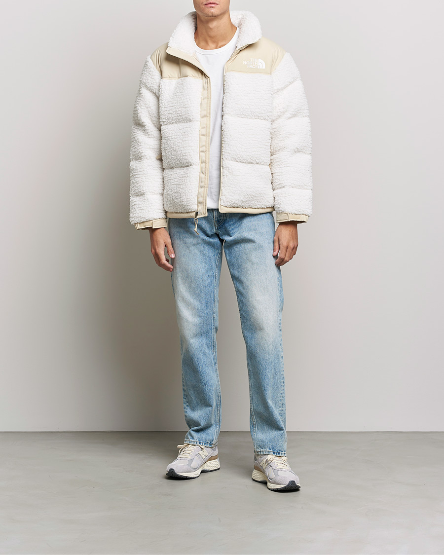 Herren | Jacken | The North Face | Nuptse Sherpa Jacket Gardenia White