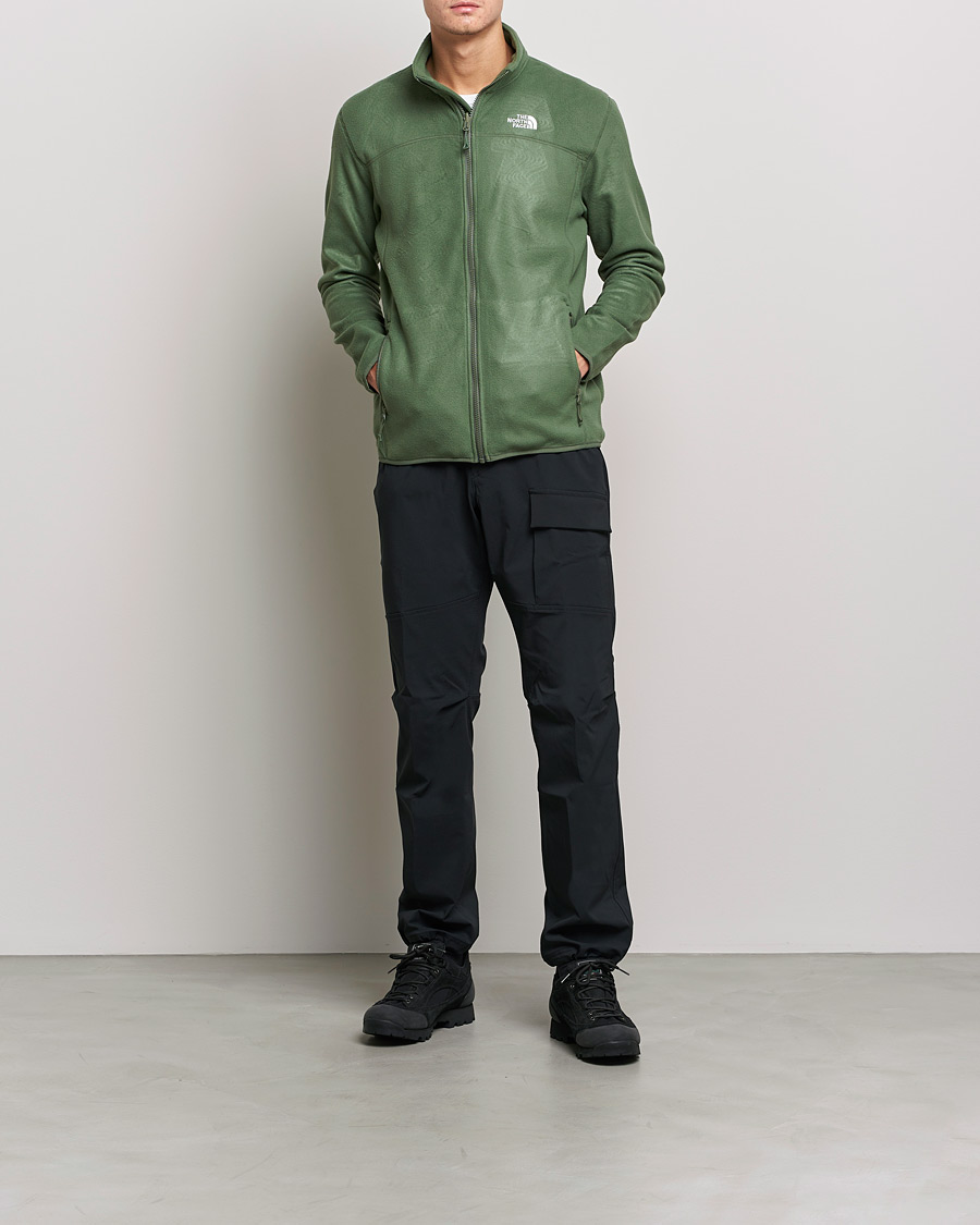 Herren | Pullover | The North Face | 100 Glacier Full Zip Thyme Green