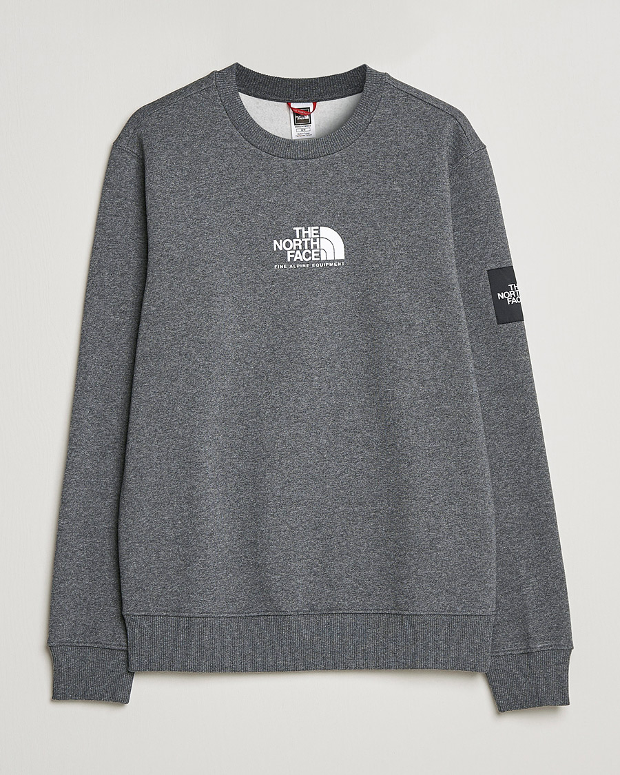 Herren | Pullover | The North Face | Fine Crew Neck Sweatshirt Grey Heather