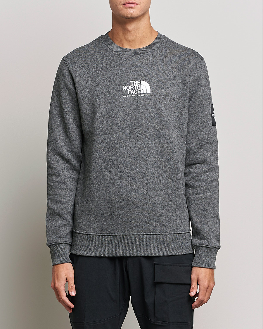 Herren | Pullover | The North Face | Fine Crew Neck Sweatshirt Grey Heather