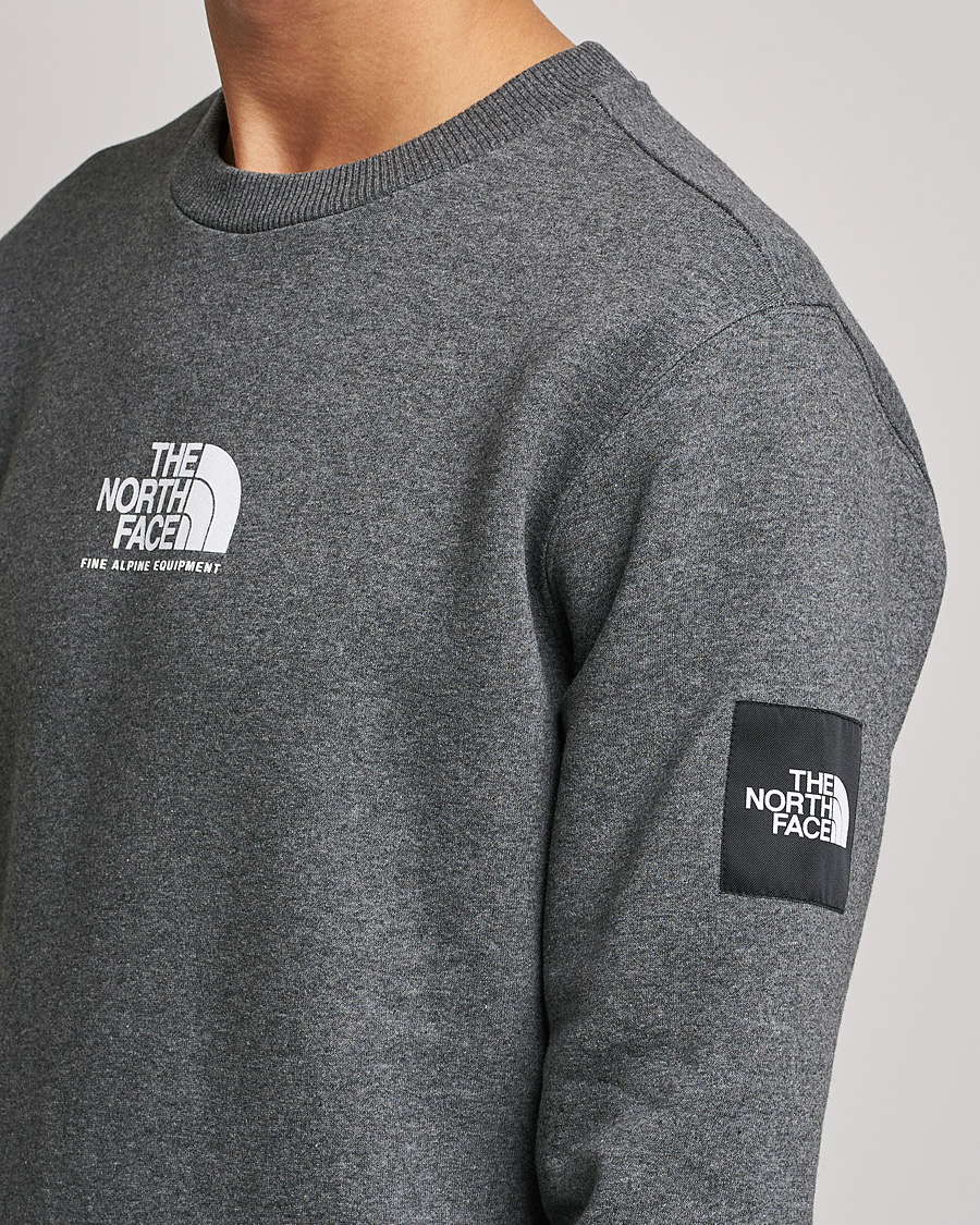 Herren | Pullover | The North Face | Fine Crew Neck Sweatshirt Grey Heather