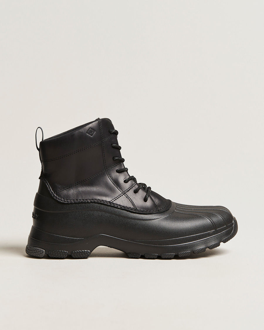 Herren | Sperry Duck Float Lace Up Core Boot Black | Sperry | Duck Float Lace Up Core Boot Black