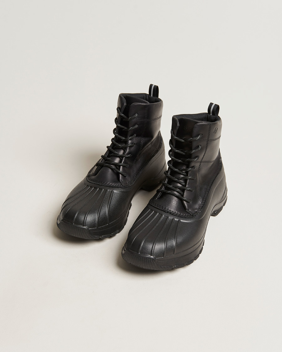 Herren | Sperry Duck Float Lace Up Core Boot Black | Sperry | Duck Float Lace Up Core Boot Black