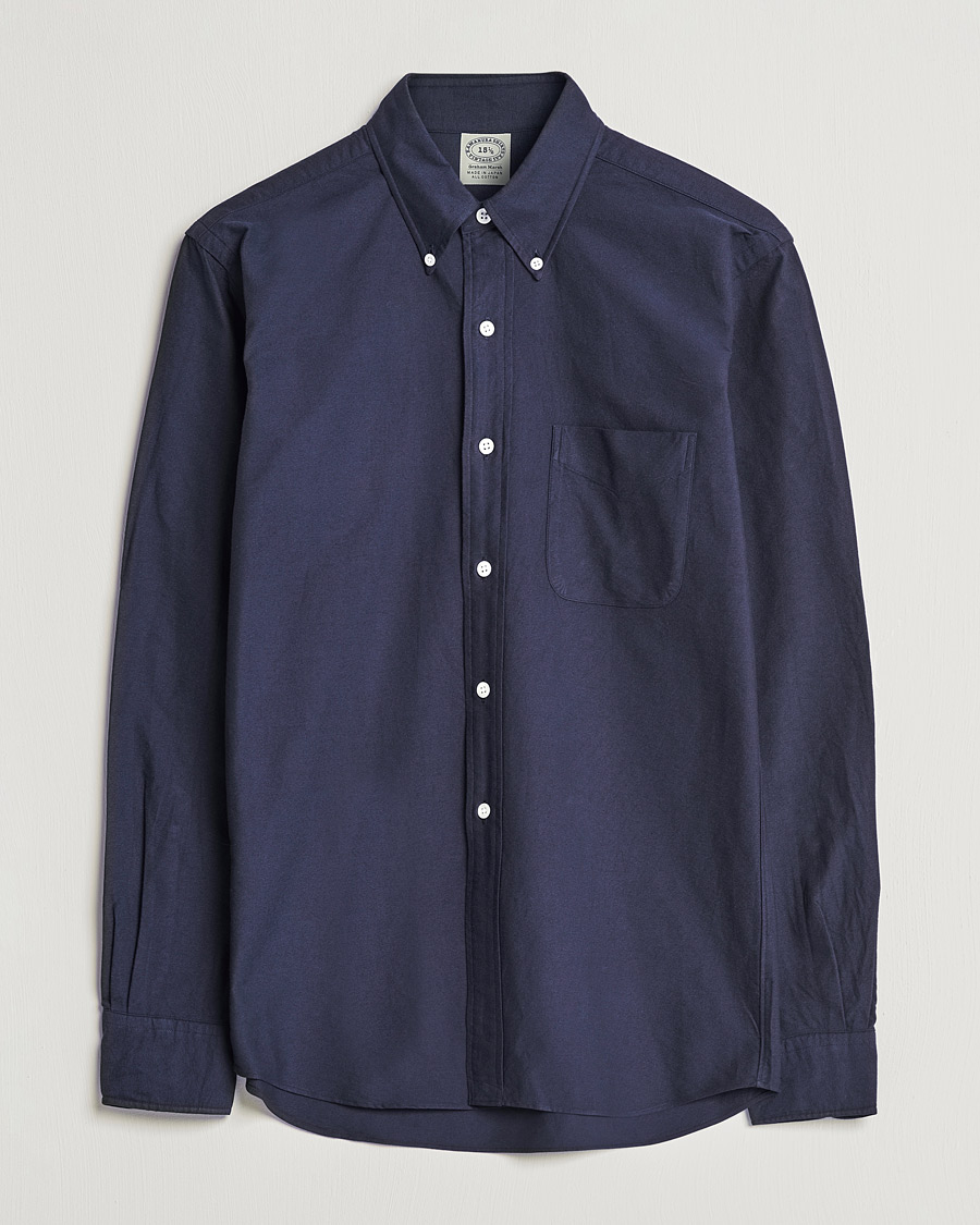 Herren | Hemden | Kamakura Shirts | Vintage Ivy Oxford BD Shirt Navy