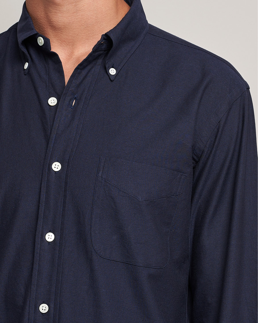 Herren | Hemden | Kamakura Shirts | Vintage Ivy Oxford BD Shirt Navy