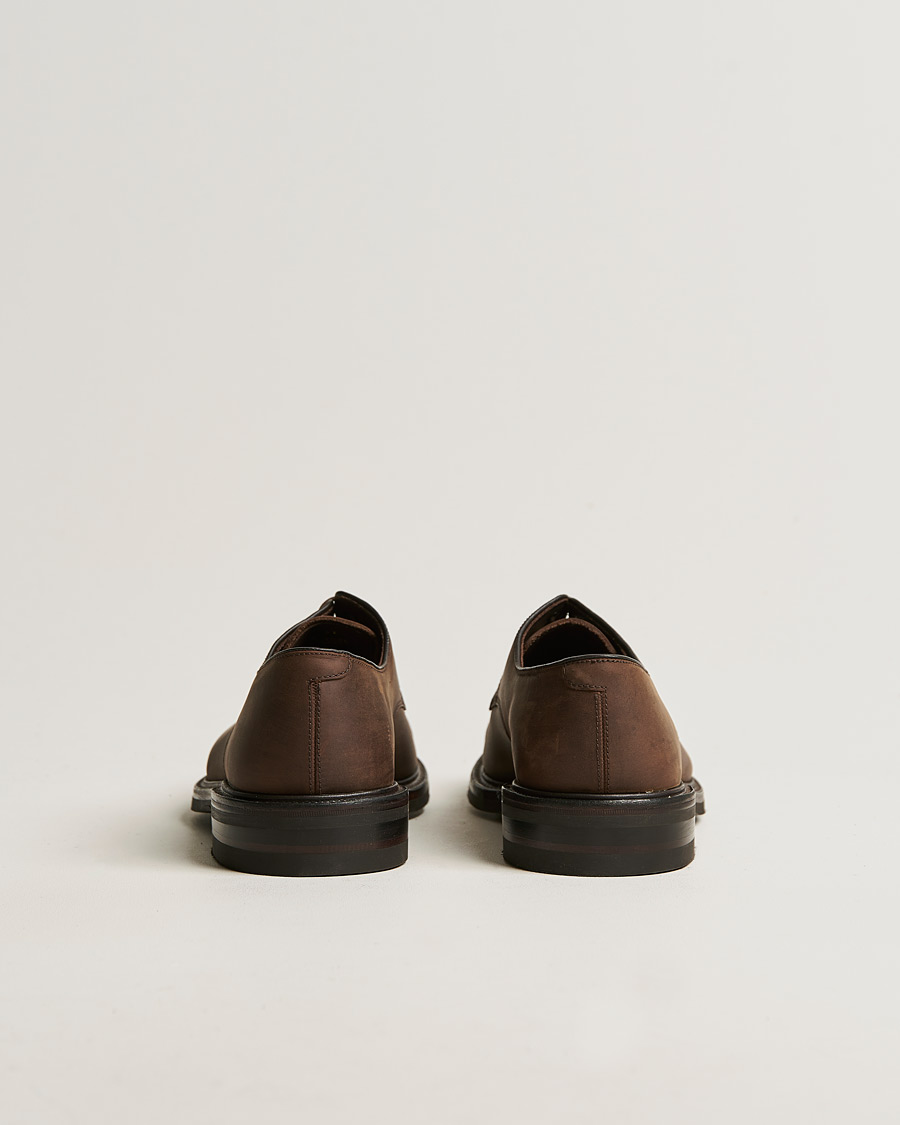 Herren | Loake 1880 Ampleforth Oiled Nubuck Toe-Cap Derby Brown | Loake 1880 | Ampleforth Oiled Nubuck Toe-Cap Derby Brown