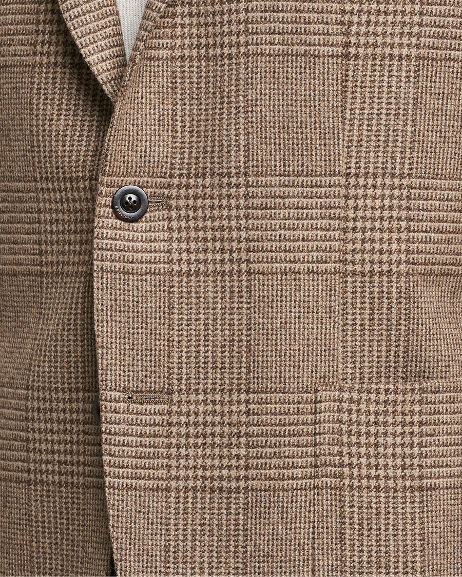 Herren | Sakkos | Boglioli | K Jacket Prince Of Wales Check Blazer Beige