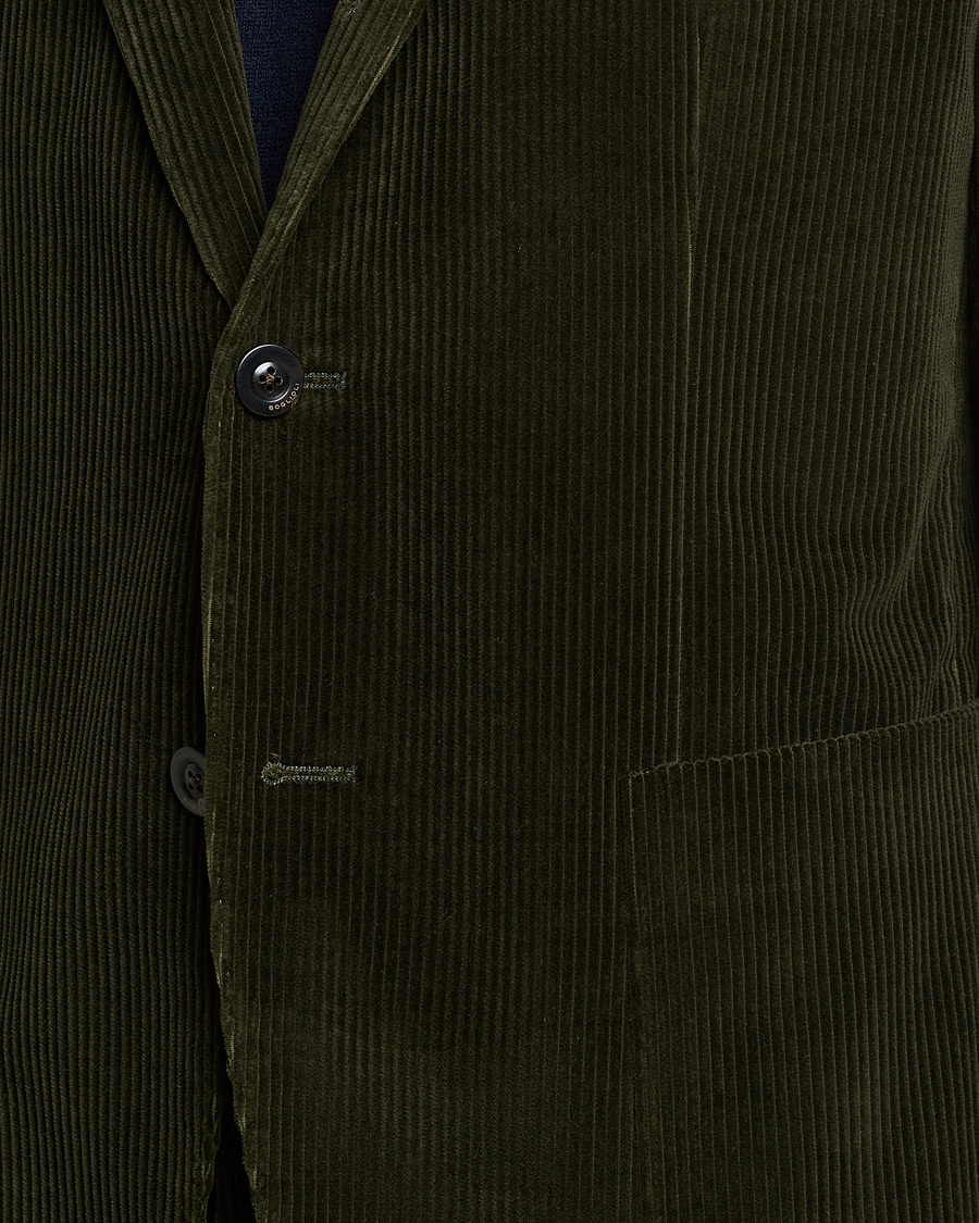 Herren | Anzüge | Boglioli | K Jacket Wale Corduroy Suit Forest Green