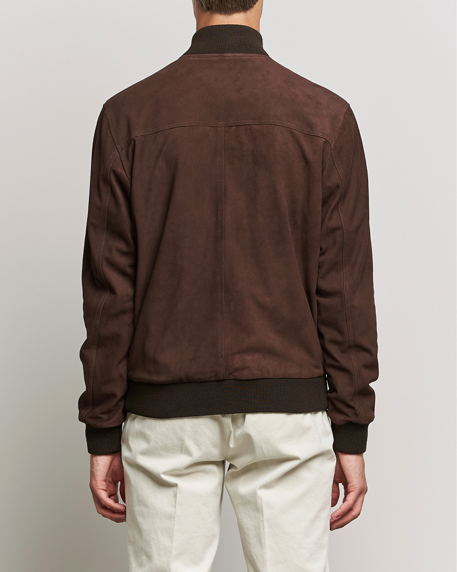 Herren | Jacken | Valstar | Valstarino Suede Jacket Dark Brown