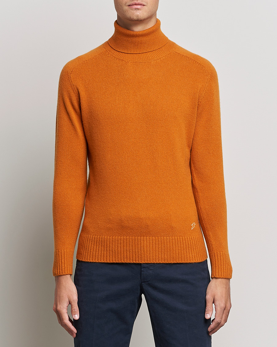 Herren | Pullover | Valstar | Cariaggi Cashmere Rollneck Orange