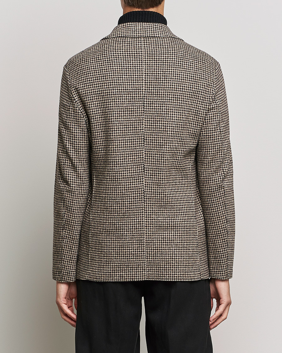 Herren | Sakkos | Harris Wharf London | Dropped Shoulder Houndstooth Jacket Beige