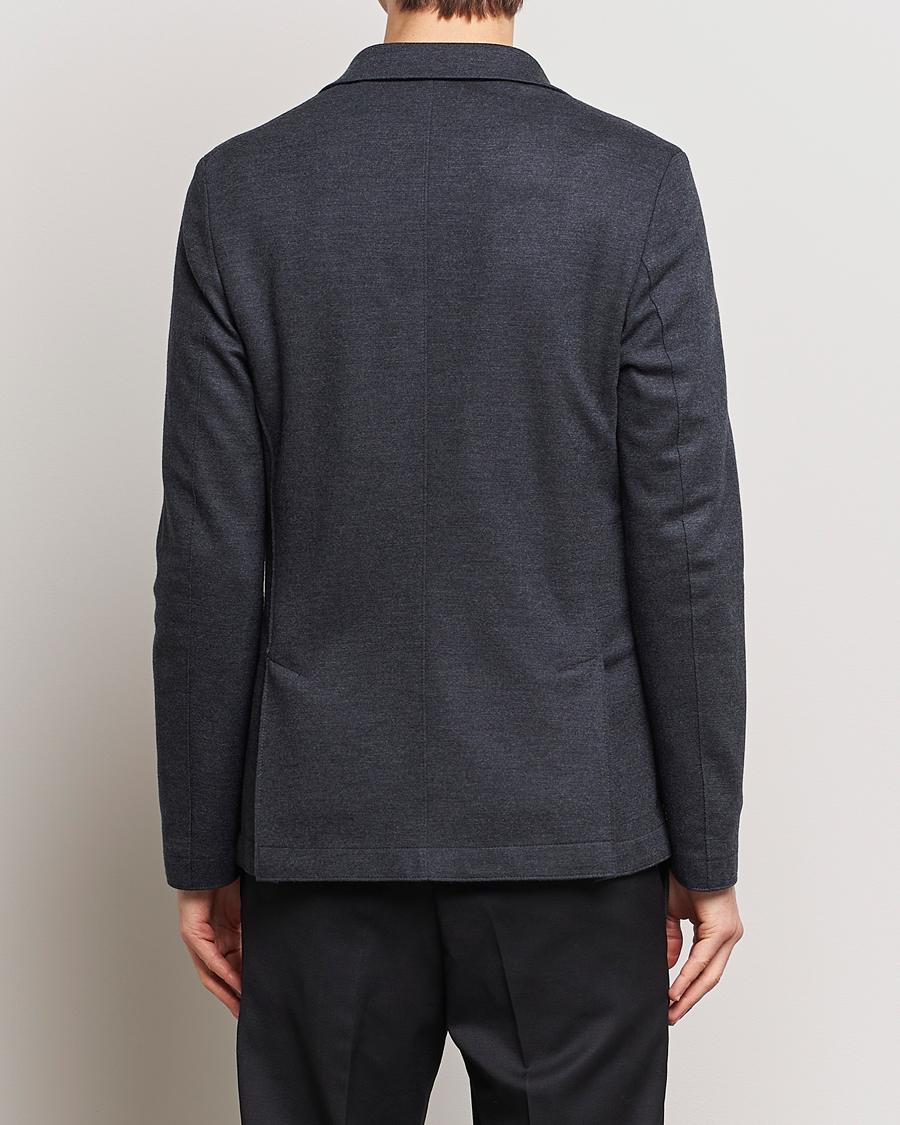 Herren | Sakkos | Harris Wharf London | Two Button Vented Superfine Merino Blazer Anthracite