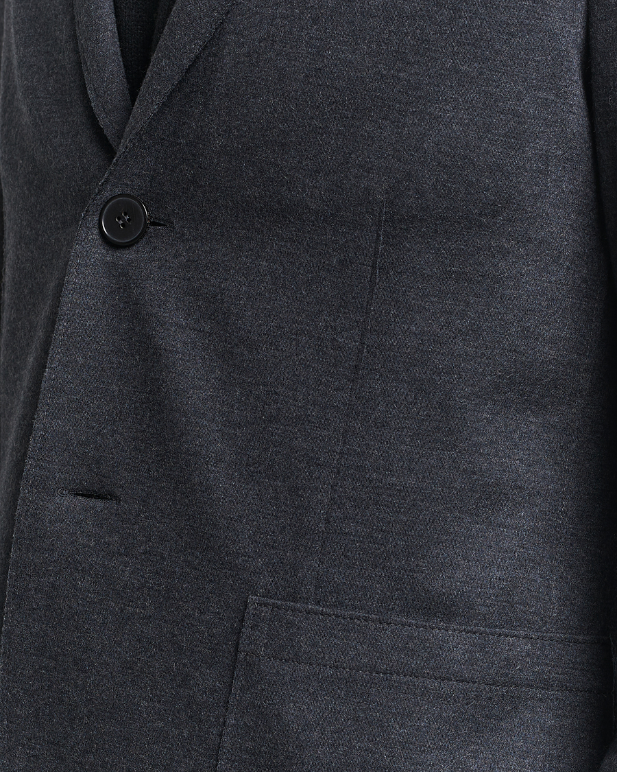 Herren | Sakkos | Harris Wharf London | Two Button Vented Superfine Merino Blazer Anthracite