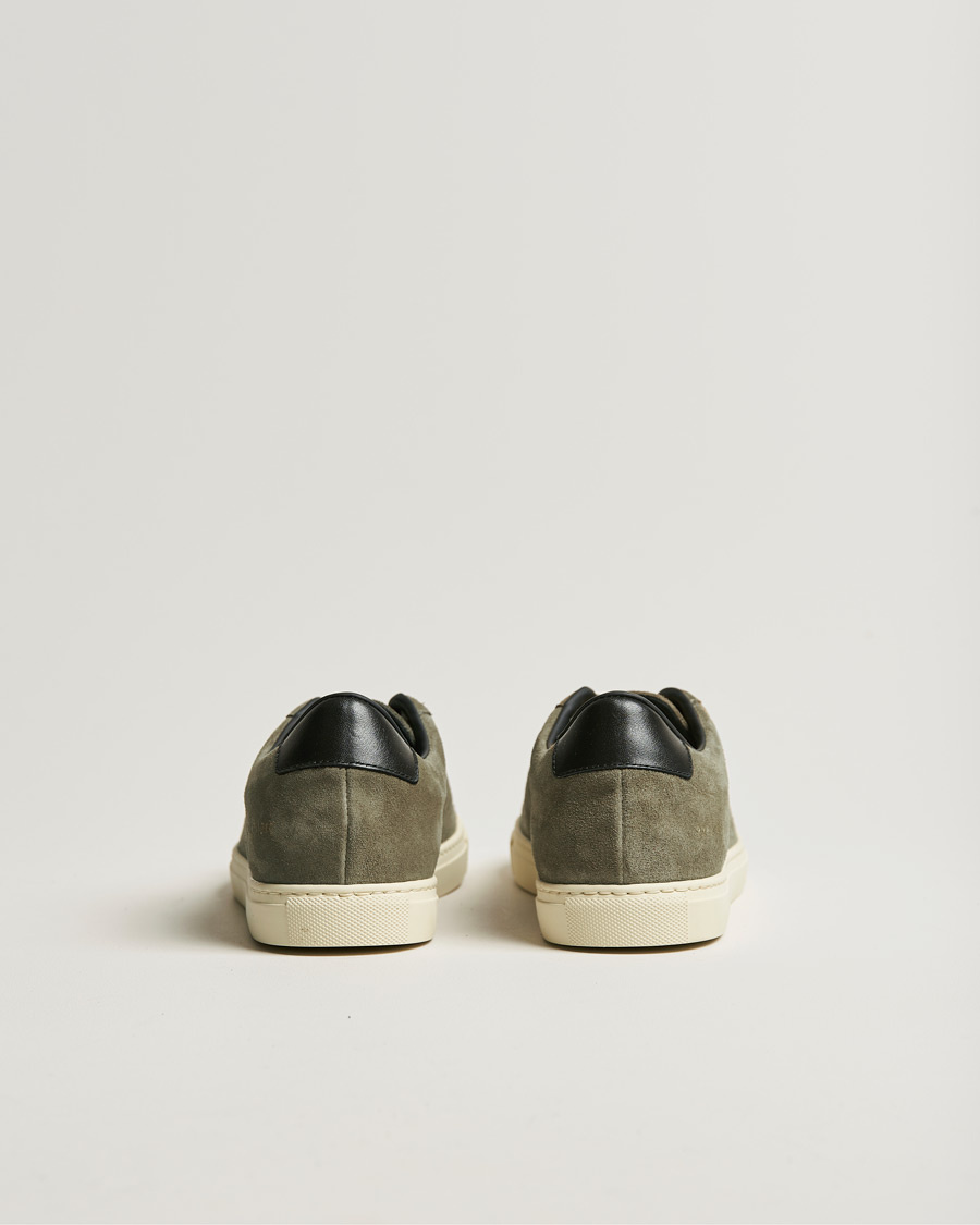 Herren | Common Projects Retro Low Suede Sneaker Olive | Common Projects | Retro Low Suede Sneaker Olive