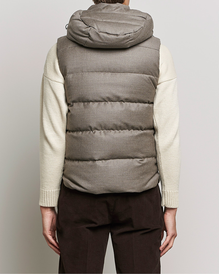 Herren | Jacken | MooRER | Fire Wool/Cashmere Hooded Vest Beige