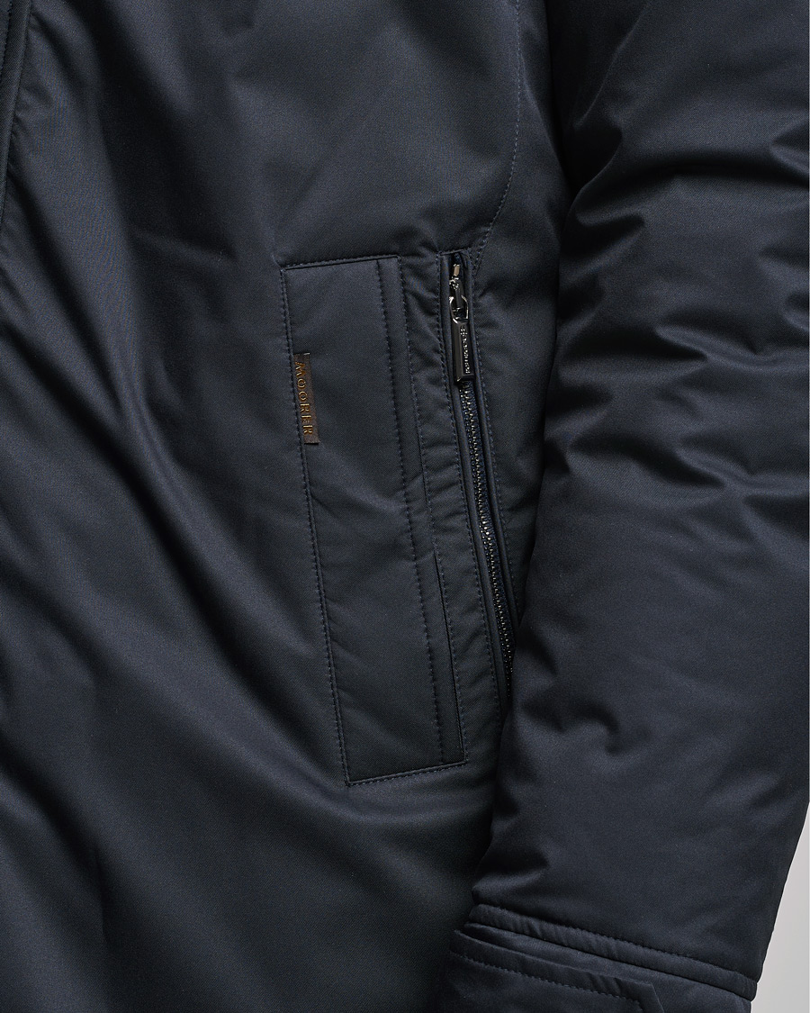 Herren | Jacken | MooRER | Vermont Waterproof Padded Parka Navy