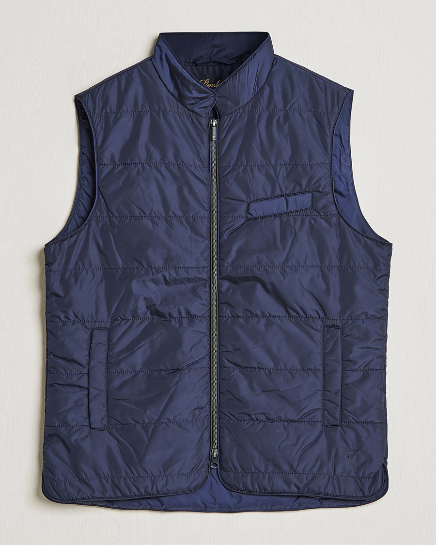 Herren | Westen | Stenströms | Padded Nylon Vest Navy
