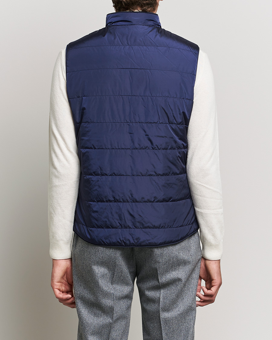 Herren | Westen | Stenströms | Padded Nylon Vest Navy