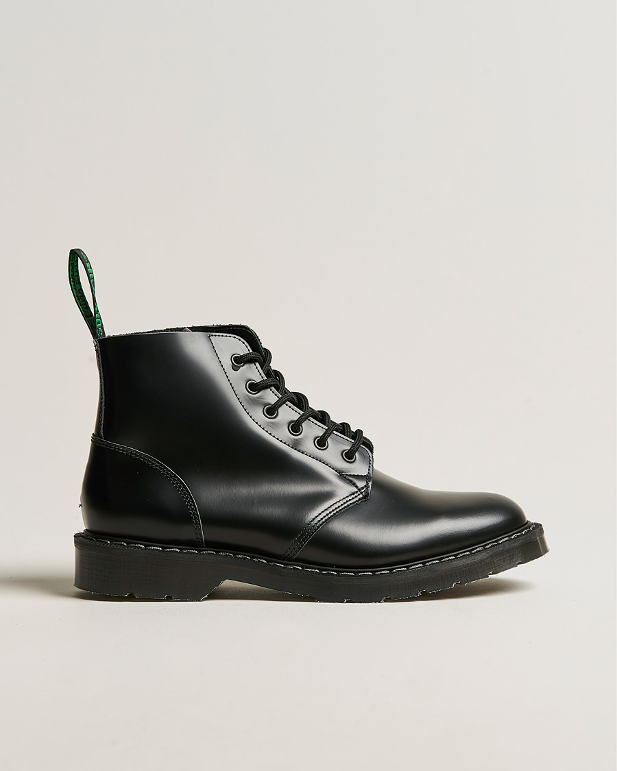 Herren | Boots | Solovair | 6 Eye Astronaut Boot Black Shine