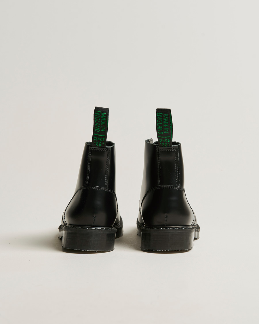 Herren | Boots | Solovair | 6 Eye Astronaut Boot Black Shine