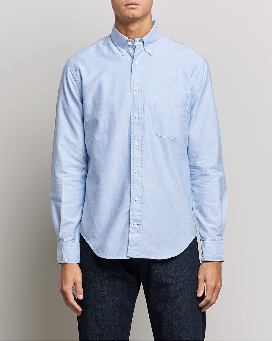 Herren | Hemden | Gitman Vintage | Button Down Oxford Shirt Light Blue