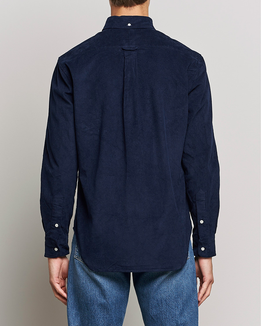 Herren | Hemden | Gitman Vintage | Button Down Heavy Corduroy Shirt Navy