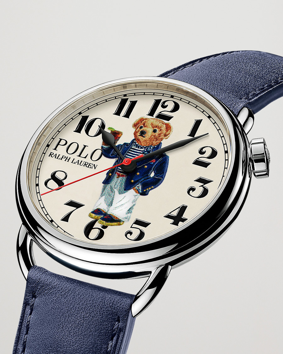 Herren | Uhren | Polo Ralph Lauren | 42mm Automatic Riviera Bear White Dial 