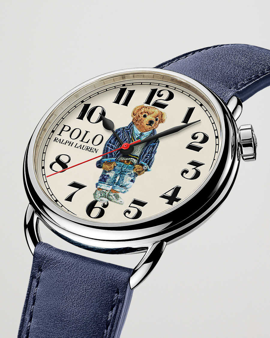 Herren | Uhren | Polo Ralph Lauren | 42mm Automatic Cricket Bear White Dial 