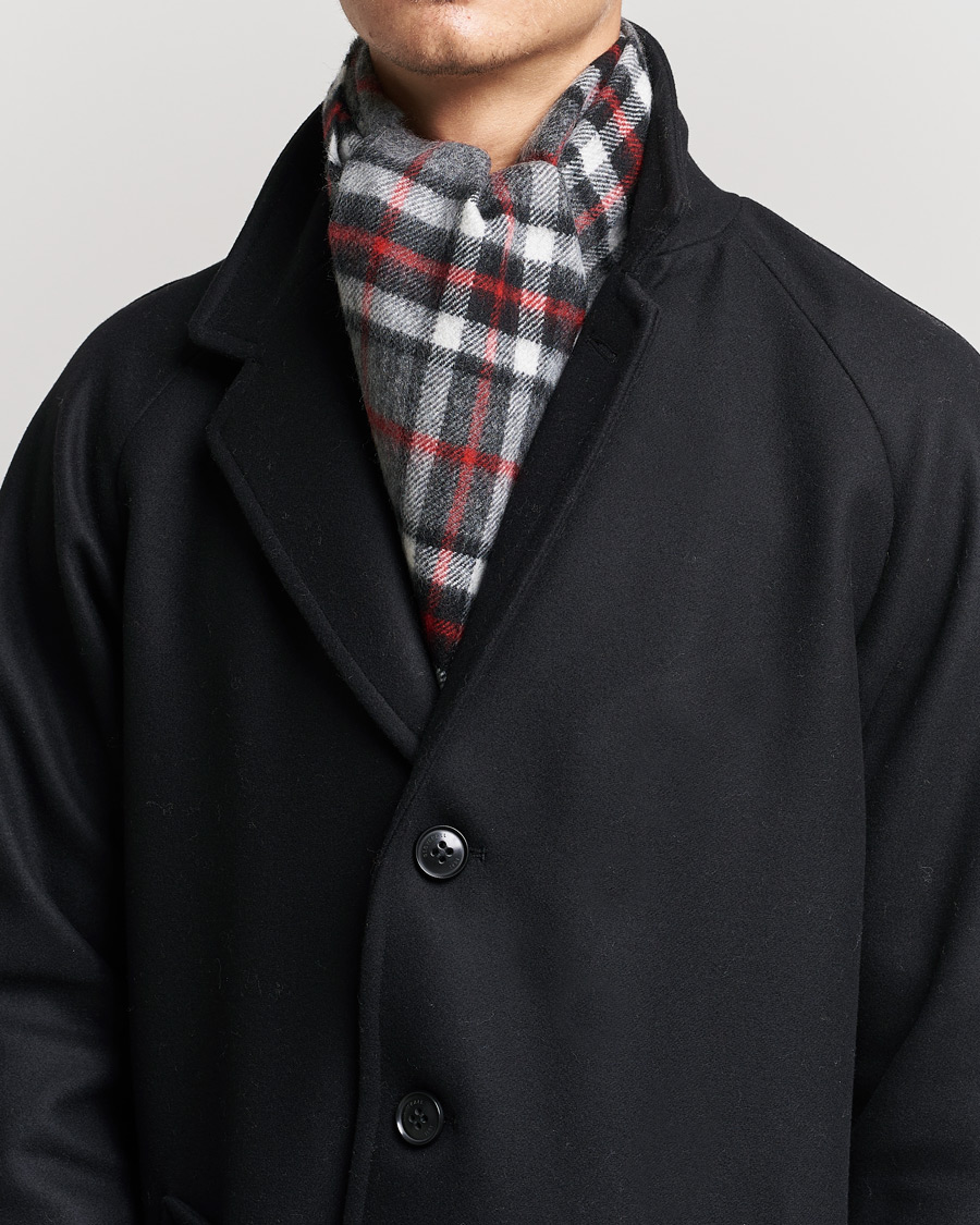Herren | Gloverall Lambswool Scarf Thomson Grey | Gloverall | Lambswool Scarf Thomson Grey