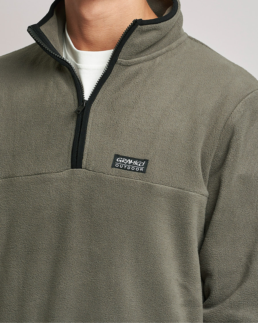 Herren | Pullover | Gramicci | Mock Neck Fleece Grey