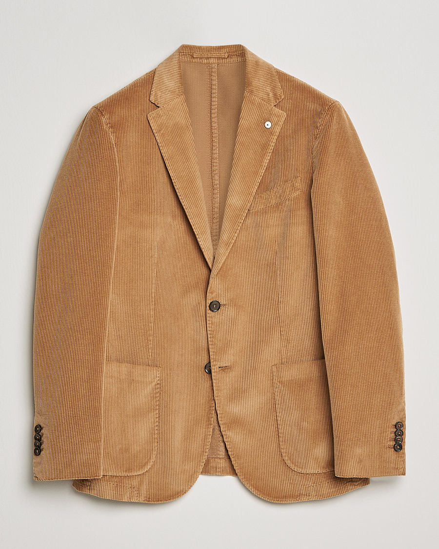 Herren | Sakkos | L.B.M. 1911 | Jack Corduroy Blazer Light Brown