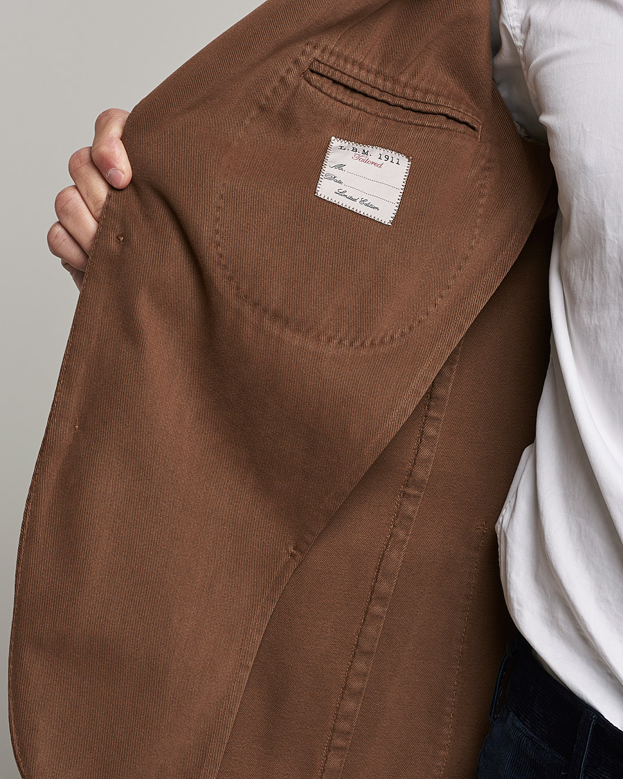 Herren | Sakkos | L.B.M. 1911 | Jack Cotton/Cashmere Blazer Brown