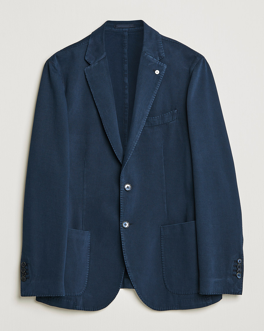 Herren | Sakkos | L.B.M. 1911 | Jack Cotton/Cashmere Blazer Navy