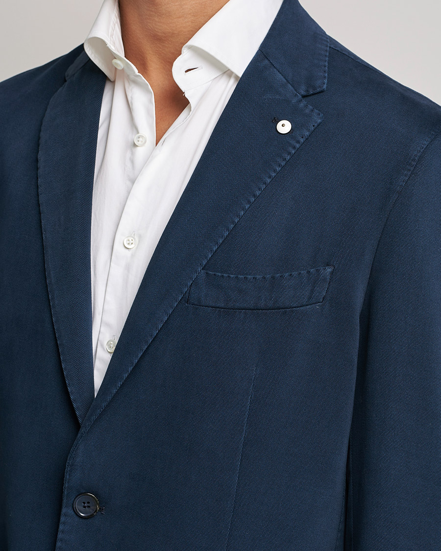 Herren | Sakkos | L.B.M. 1911 | Jack Cotton/Cashmere Blazer Navy