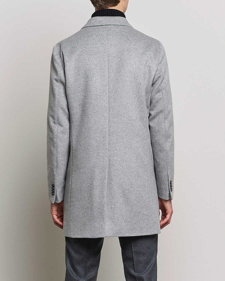 Herren | Jacken | Oscar Jacobson | Storvik Wool/Cashmere Coat Light Grey