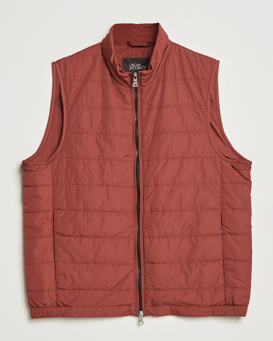 Herren | Jacken | Oscar Jacobson | Liner EVO Waistcoat Soft Red