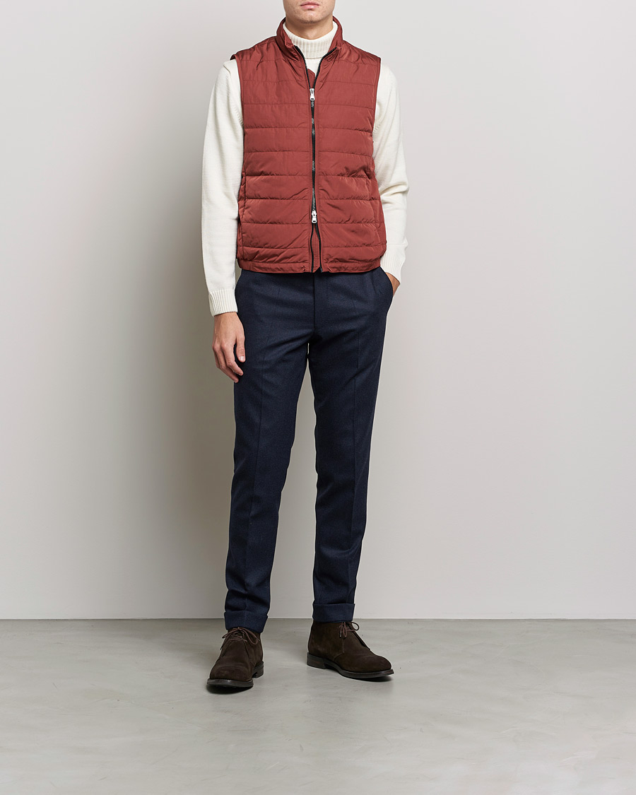 Herren | Jacken | Oscar Jacobson | Liner EVO Waistcoat Soft Red
