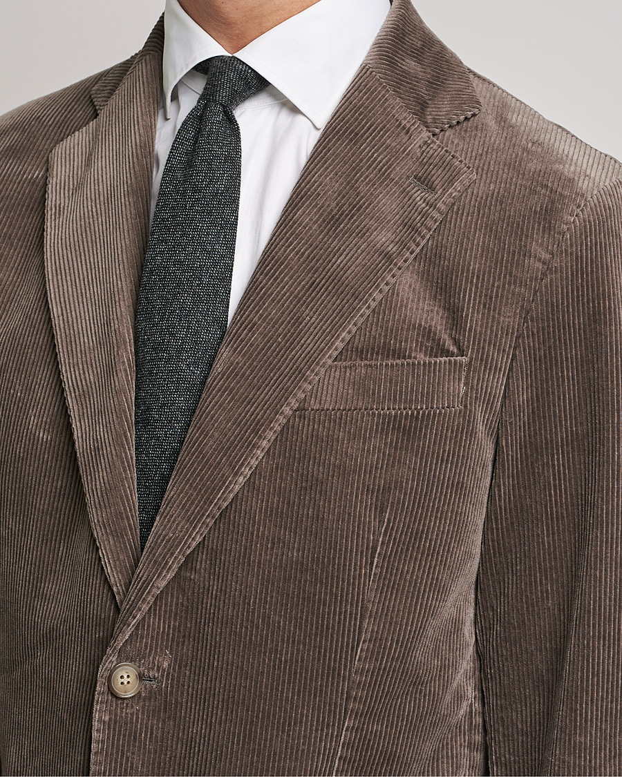 Herren | Sakkos | Oscar Jacobson | Ferry Soft Cord Blazer Light Beige