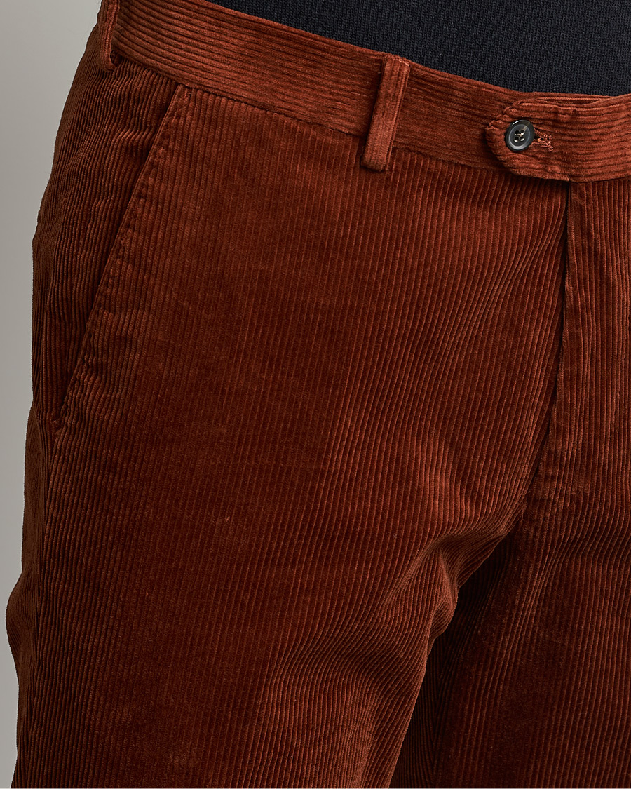 Herren | Hosen | Oscar Jacobson | Denz Corduroy Trousers Orange