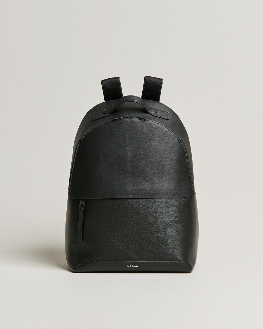 Herren | Paul Smith Leather Backpack Black | Paul Smith | Leather Backpack Black