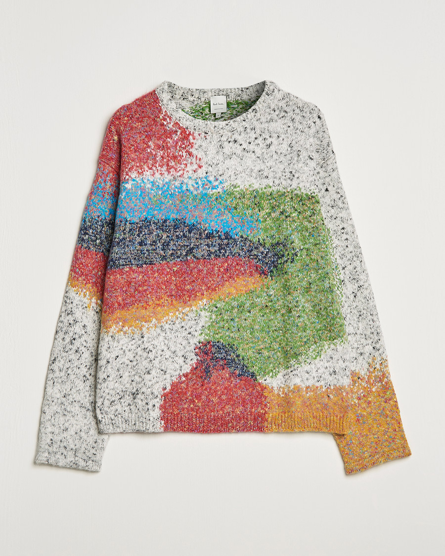 Herren | Pullover | Paul Smith | Cotton Alpaca Knitted Sweater Beige