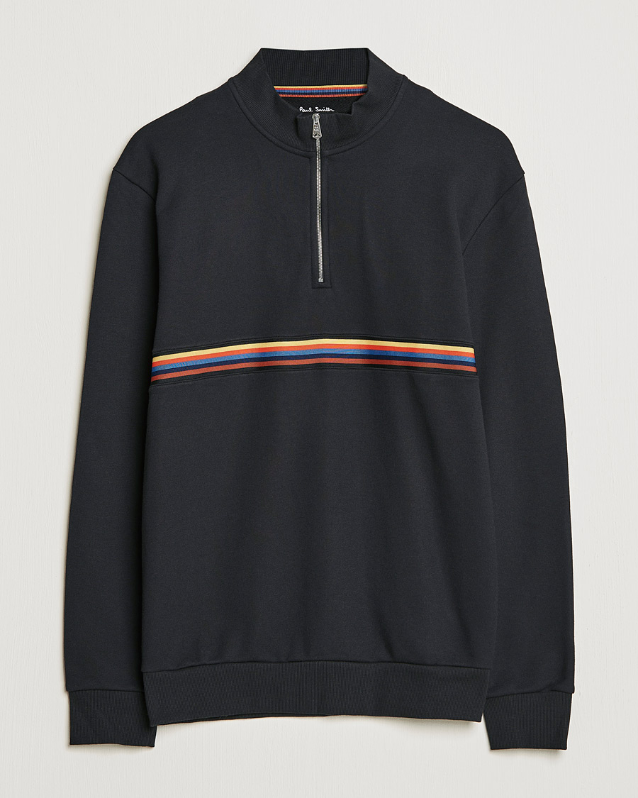 Herren | Pullover | Paul Smith | Half Zip Sweatshirt Black