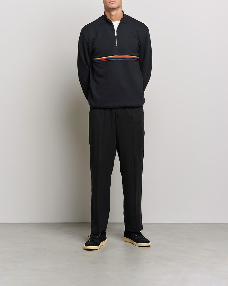 Herren | Pullover | Paul Smith | Half Zip Sweatshirt Black