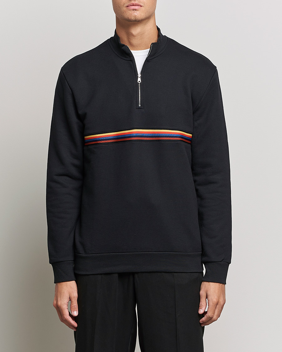 Herren | Pullover | Paul Smith | Half Zip Sweatshirt Black