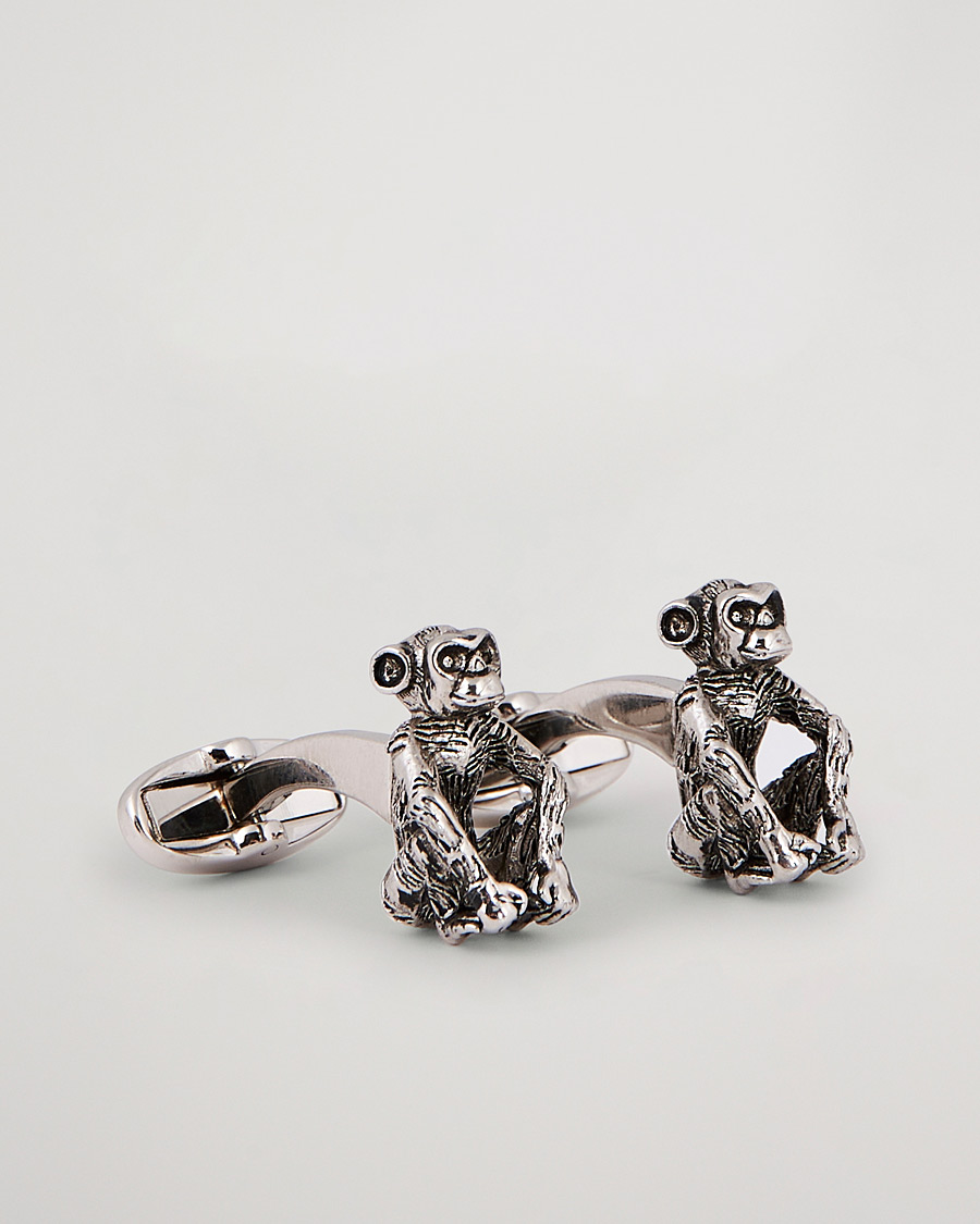 Herren | Paul Smith Monkey Cufflink Silver | Paul Smith | Monkey Cufflink Silver