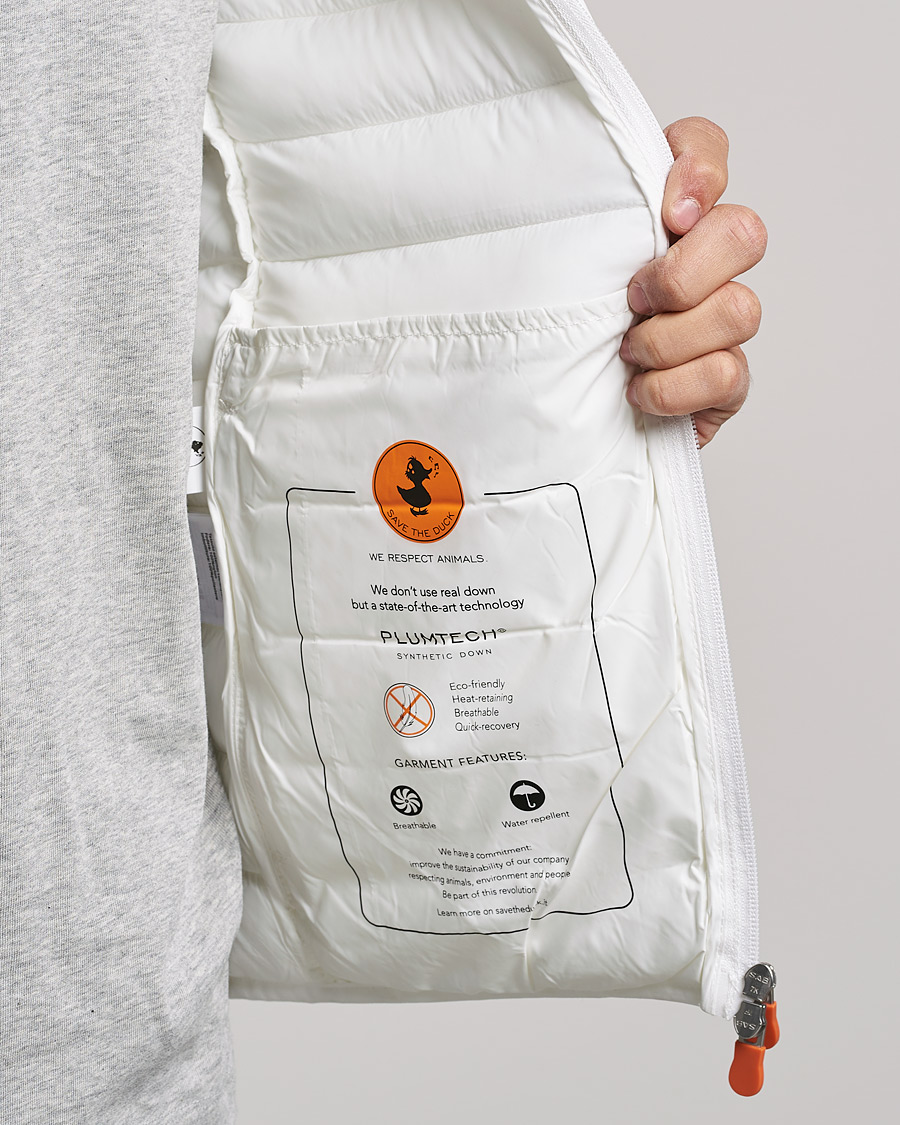 Herren | Jacken | Save The Duck | Donald Lightweight Padded Hooded Jacket Off White