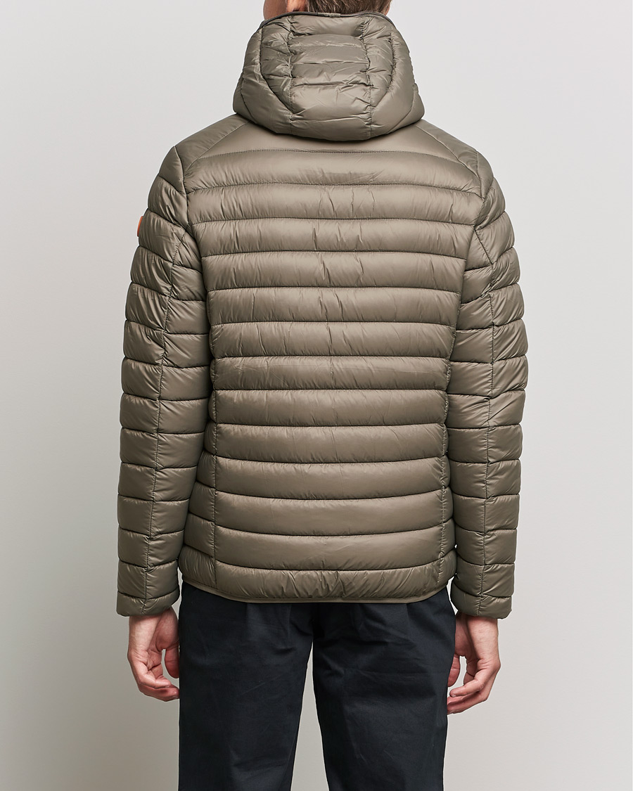 Herren | Jacken | Save The Duck | Donald Lightweight Padded Hooded Jacket Mud Grey