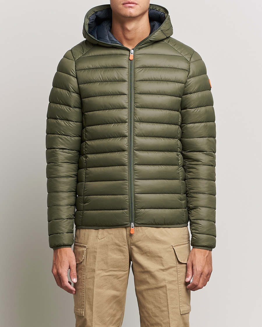 Herren | Jacken | Save The Duck | Donald Lightweight Padded Hooded Jacket Laurel Green