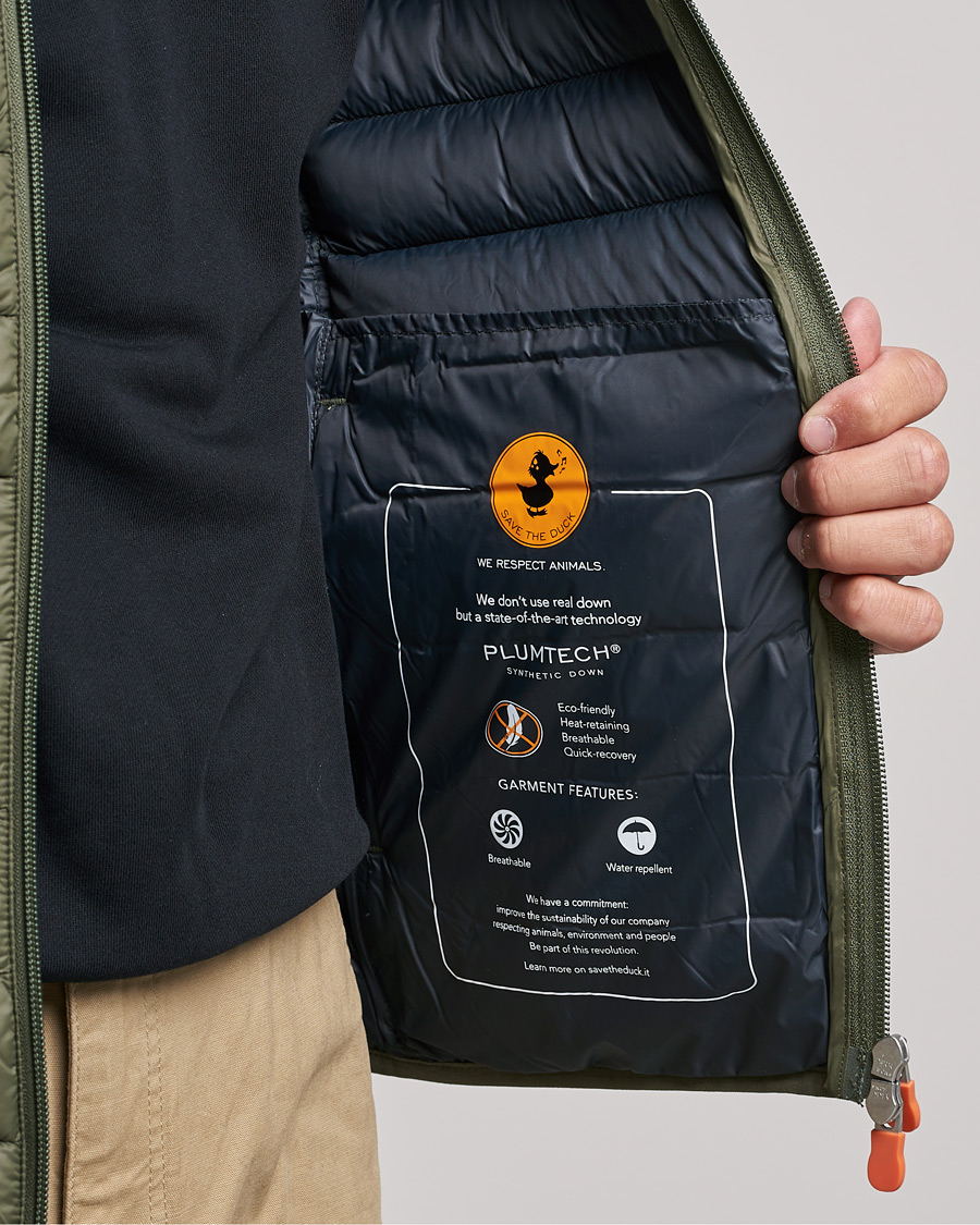 Herren | Jacken | Save The Duck | Donald Lightweight Padded Hooded Jacket Laurel Green