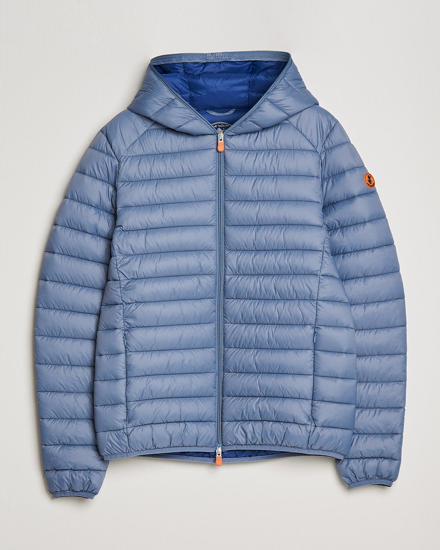 Herren | Jacken | Save The Duck | Donald Lightweight Padded Hooded Jacket Stone Blue